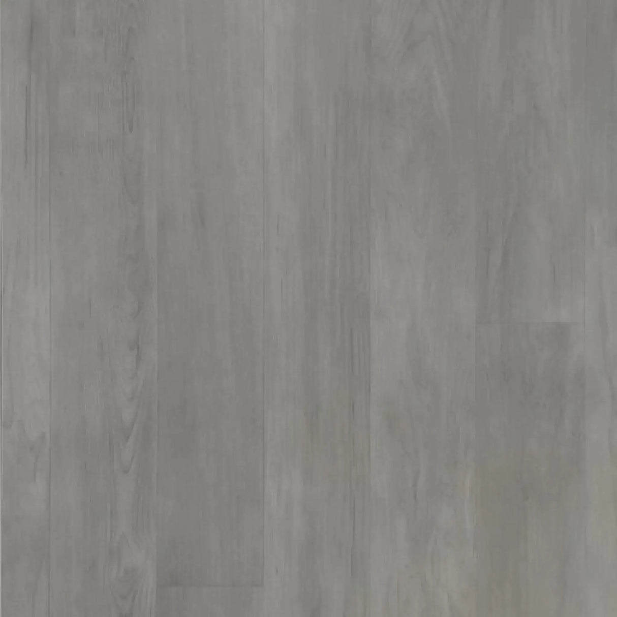 A close-up of ECORE Baller Motivate Laminate Roll - 7mm Class 1 Flooring by ECORE Athletic, featuring gray planks with subtle grain and a smooth matte finish for a modern, neutral look.