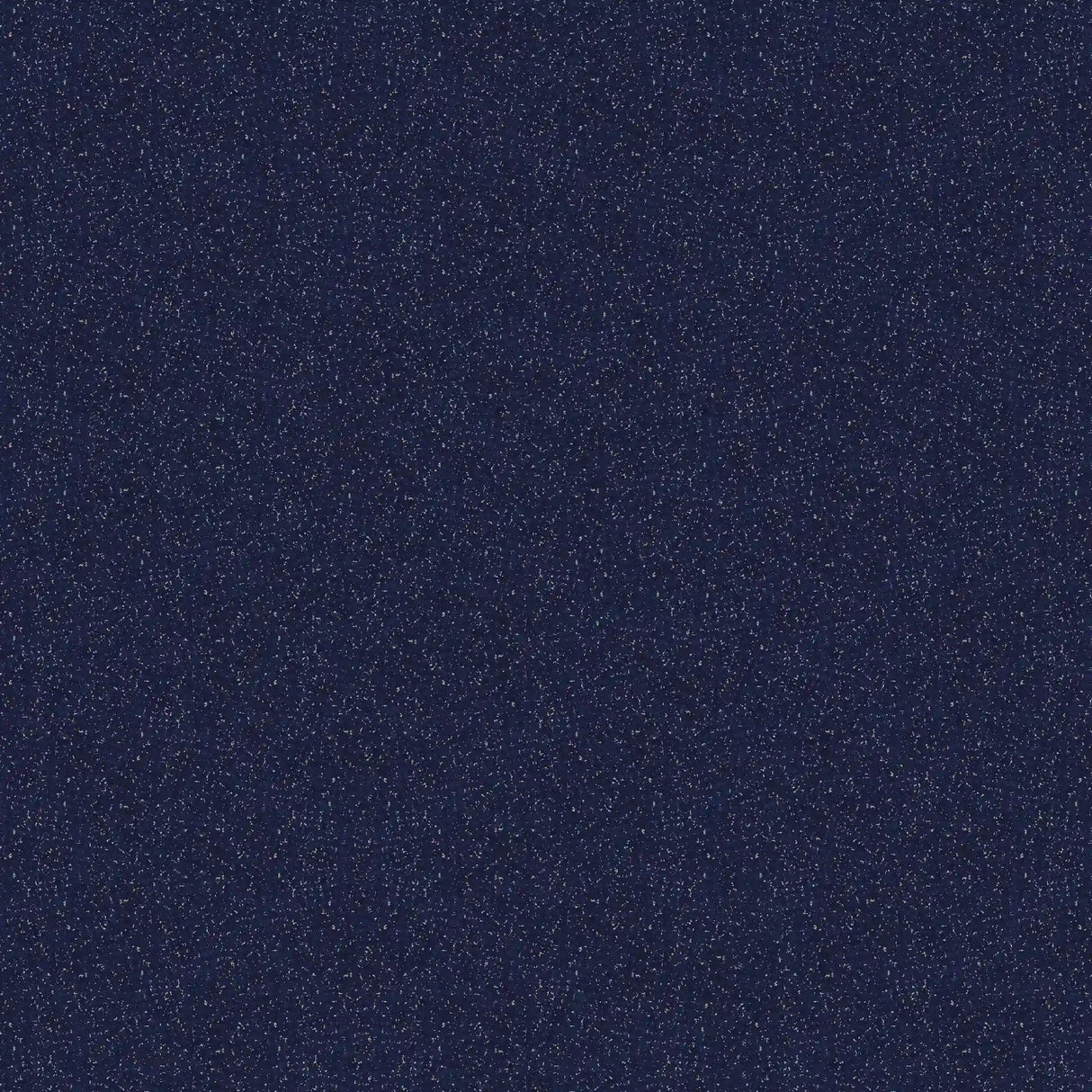 The ECORE Performance Beast Plus Rubber Roll - 14.5mm Flooring by ECORE Athletic features a deep blue-black surface with countless small white and faintly colored specks, resembling a dark, star-filled night sky.
