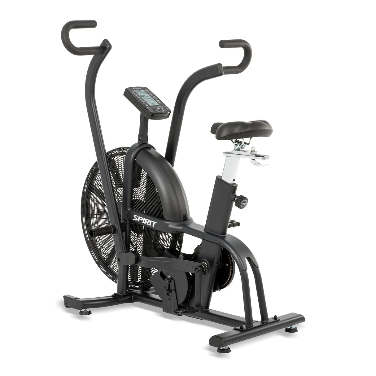 Spirit Fitness AB950 commercial grade air bike for upper and lower body cardio and strength workouts