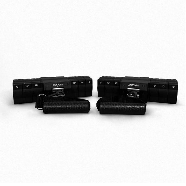 Dual ANCORE portable adjustable cable column