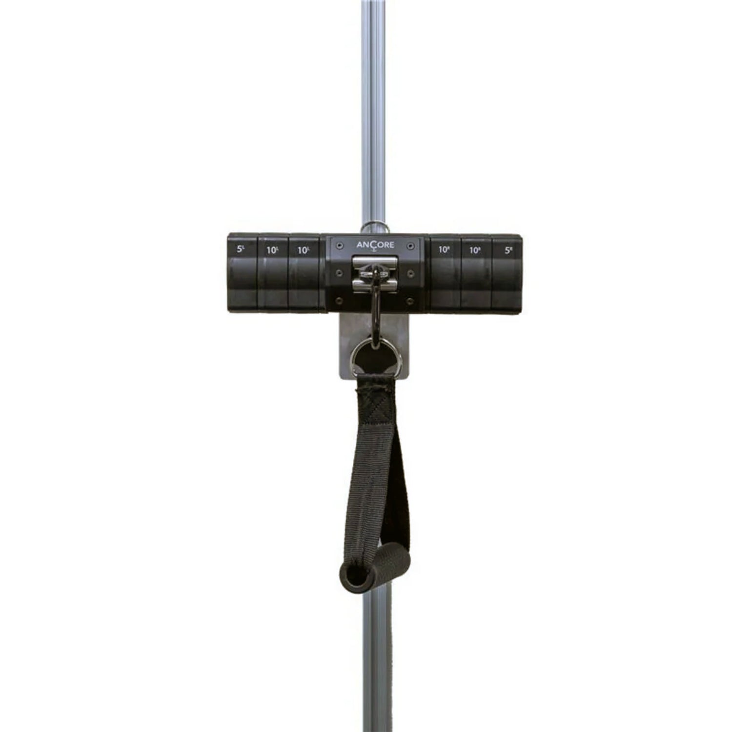 ANCORE portable adjustable cable column sliding rail track wall mount system