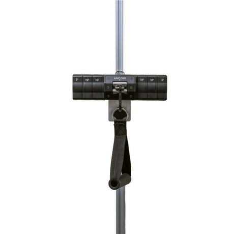 ANCORE portable adjustable cable column sliding rail track wall mount system