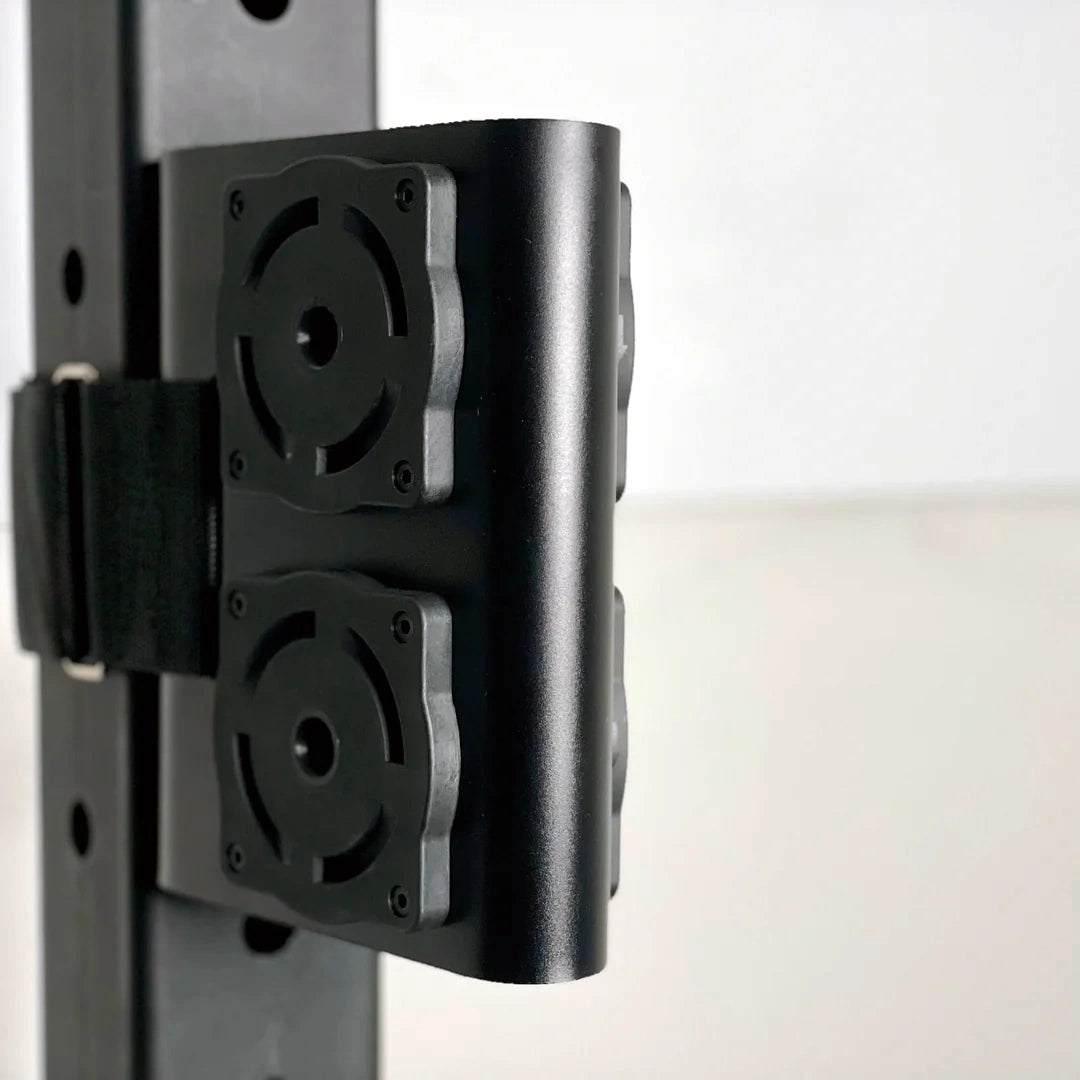 Rack-mounted ANCORE portable adjustable cable column weight storage