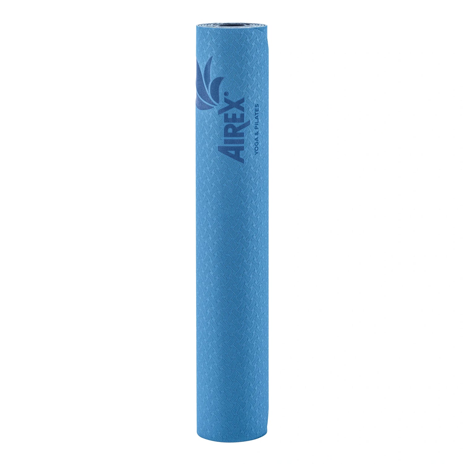 Recycled rubber yoga mat which is environmentally friendly and made from sustainable biodegradable materials