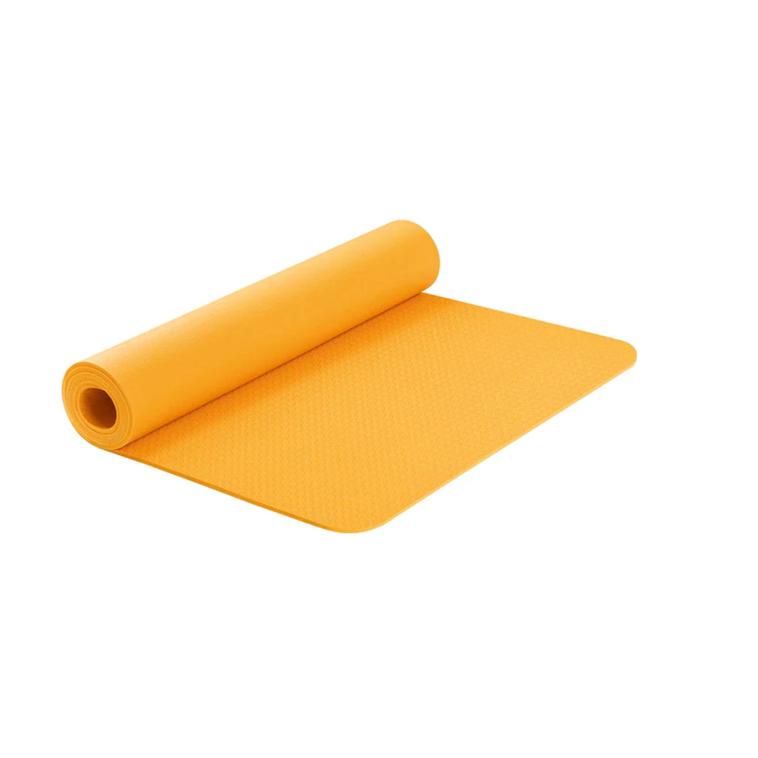 Yellow commercial caliber yoga mat
