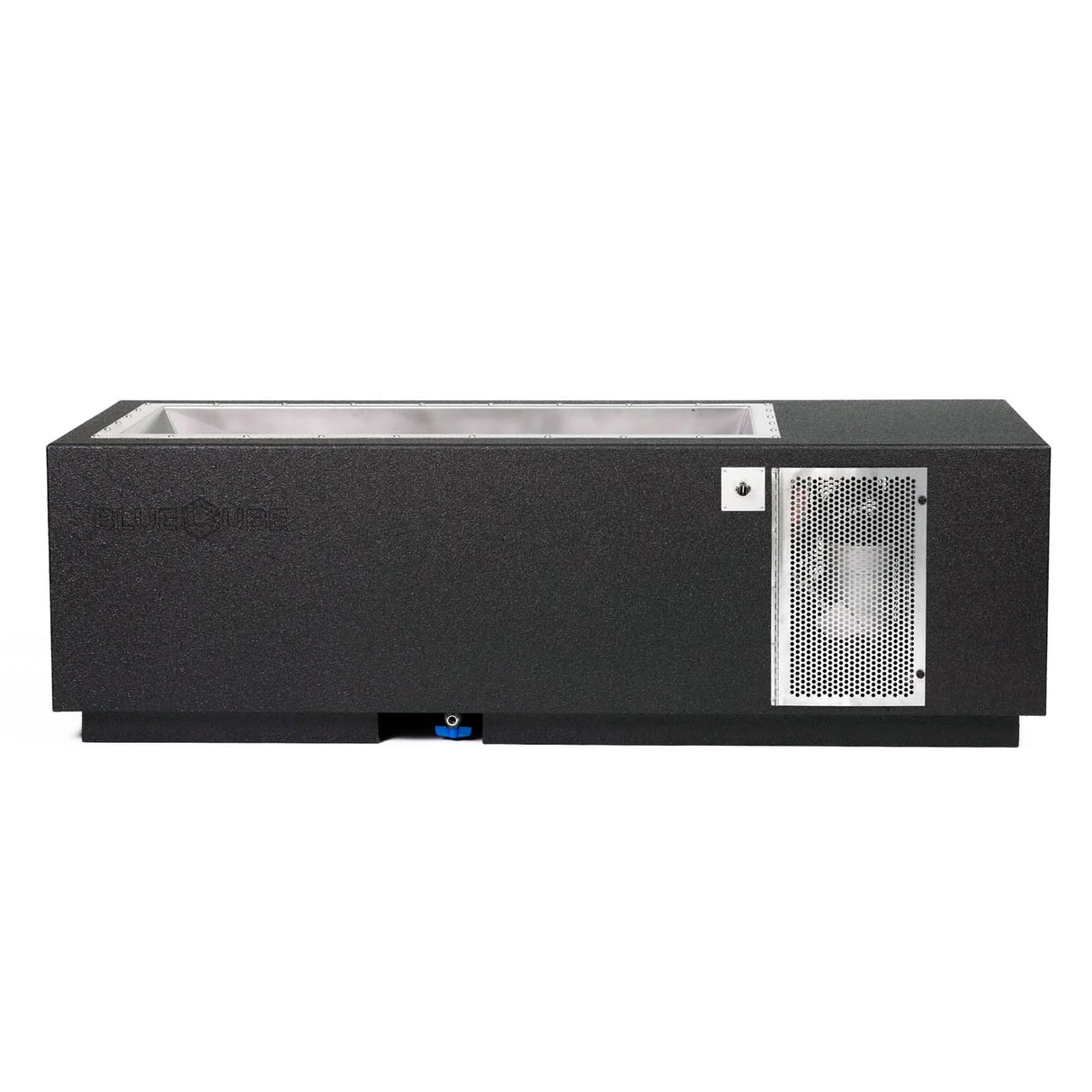 Black BlueCube CoreChill 3 Cold Plunge Tub which is commercial grade and handmade in America