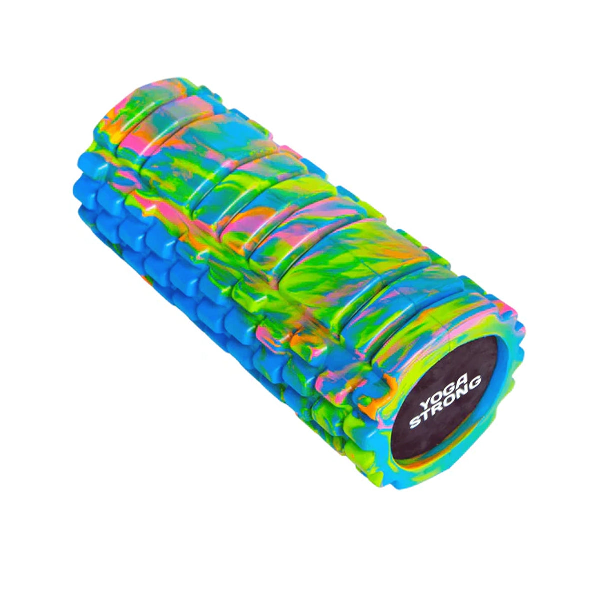 Multi-color tie dye short foam roller