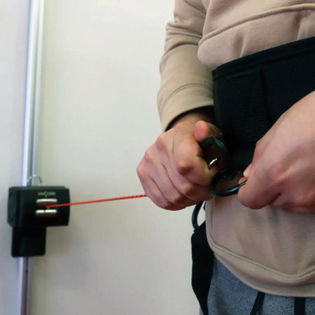 ANCORE portable adjustable cable column waist belt attachment