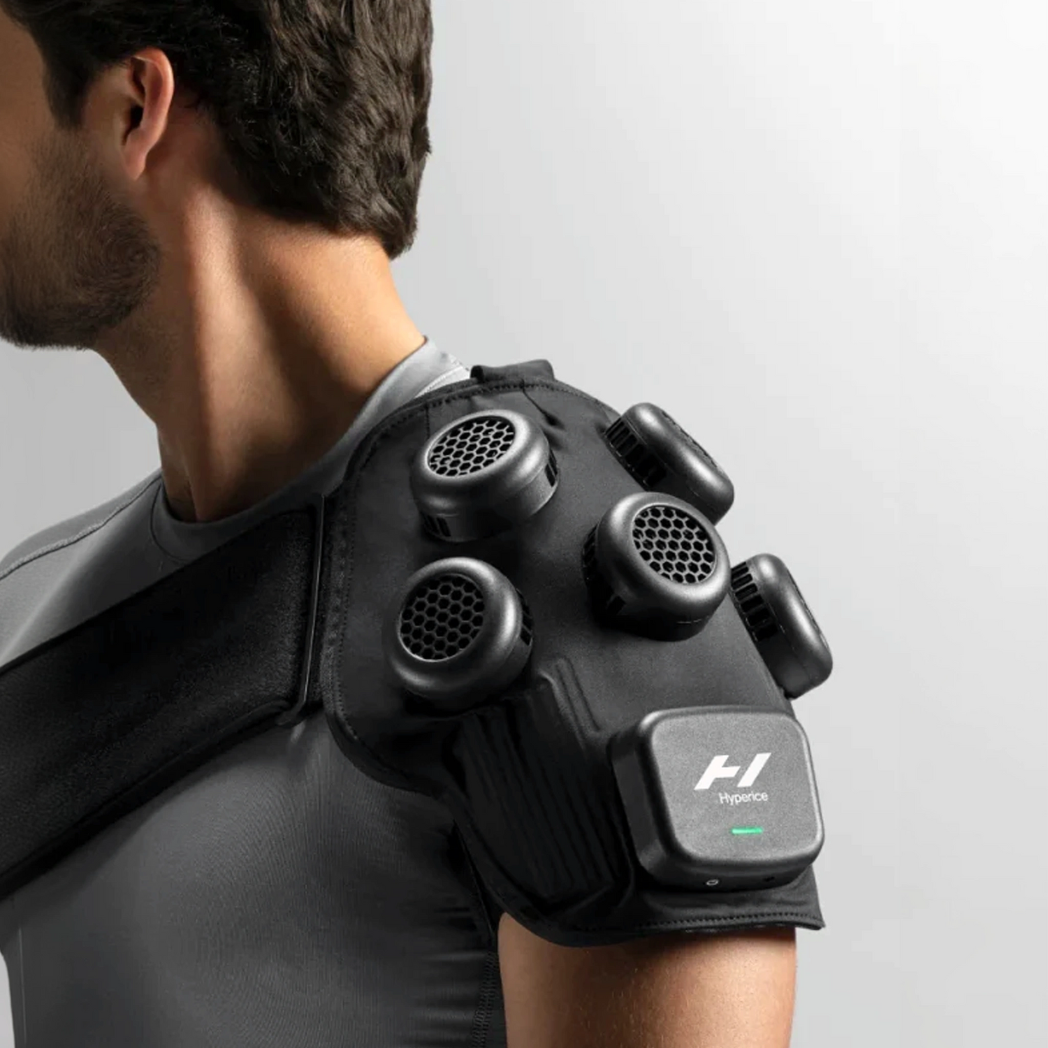 Contrast therapy hot and cold electronic shoulder wrap by Hyperice