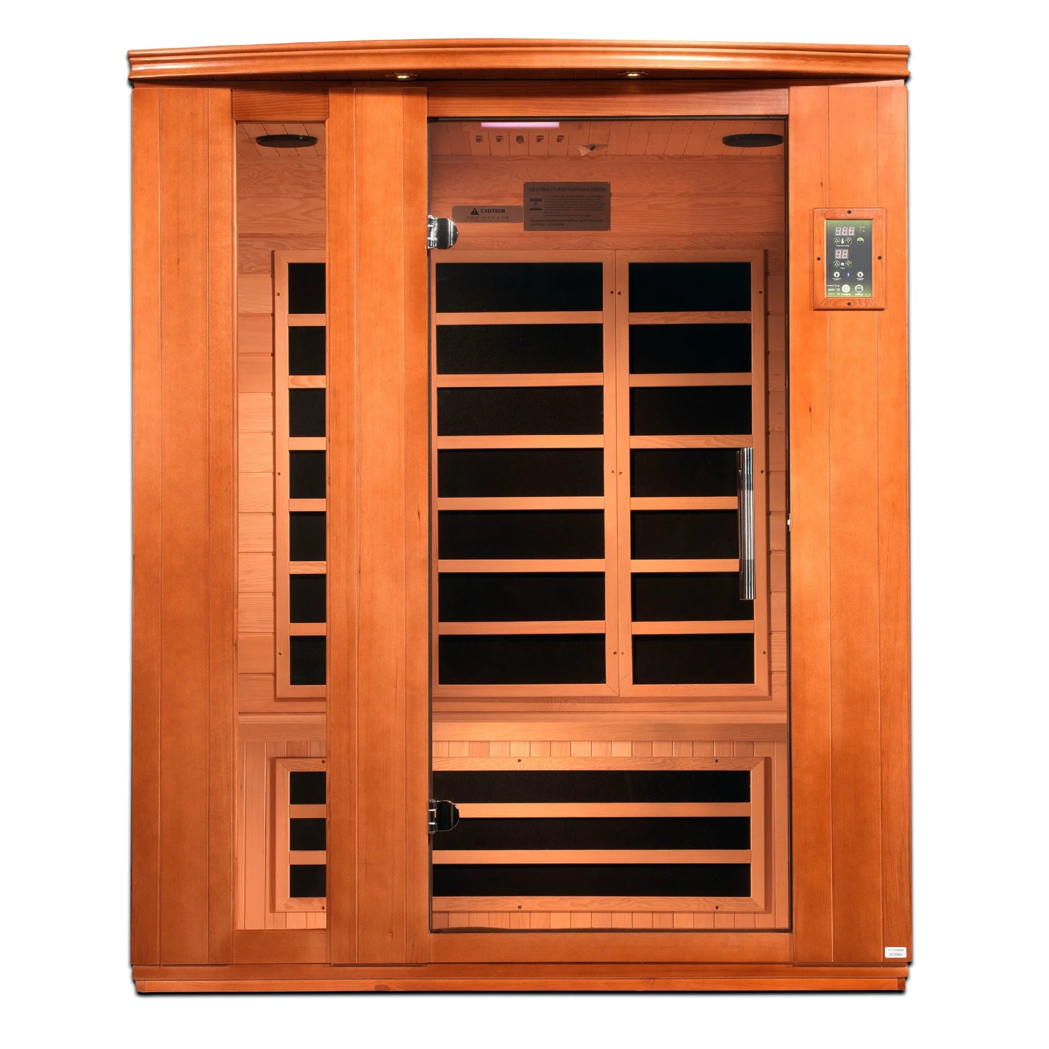 Dynamic Saunas Lugano model FAR infrared three person sauna