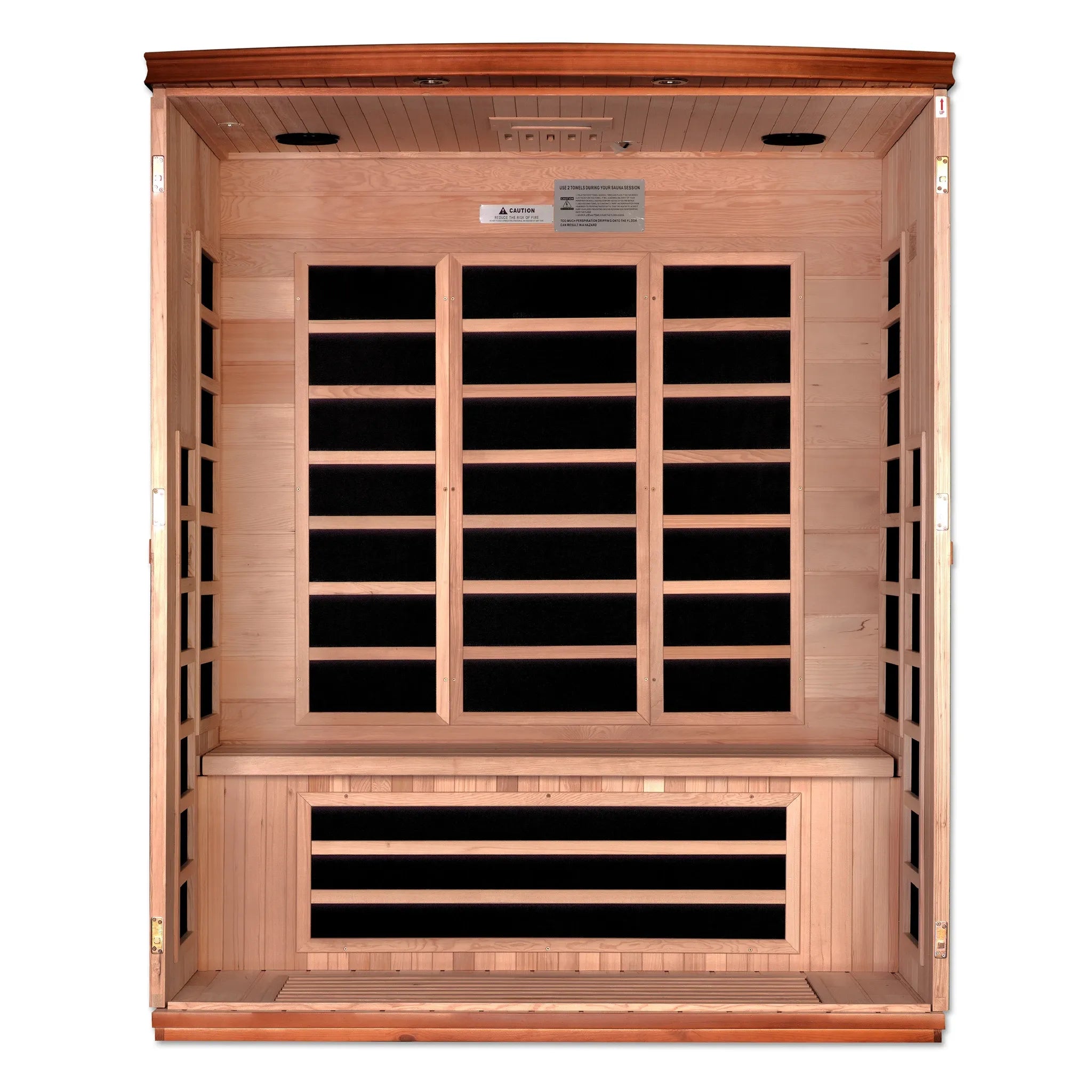 Dynamic Saunas Lugano model FAR infrared three person sauna
