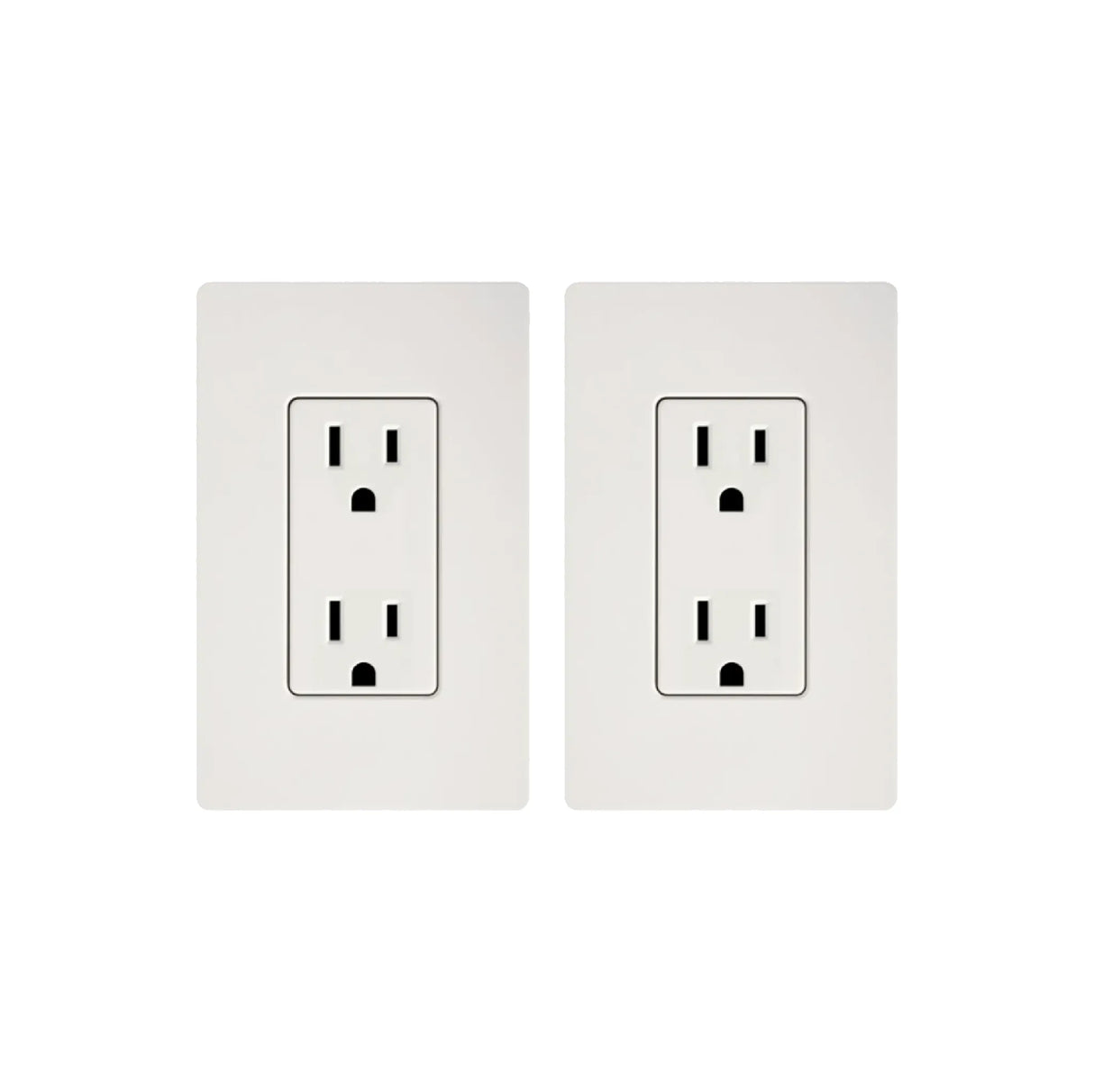 Two side-by-side wall outlet covers