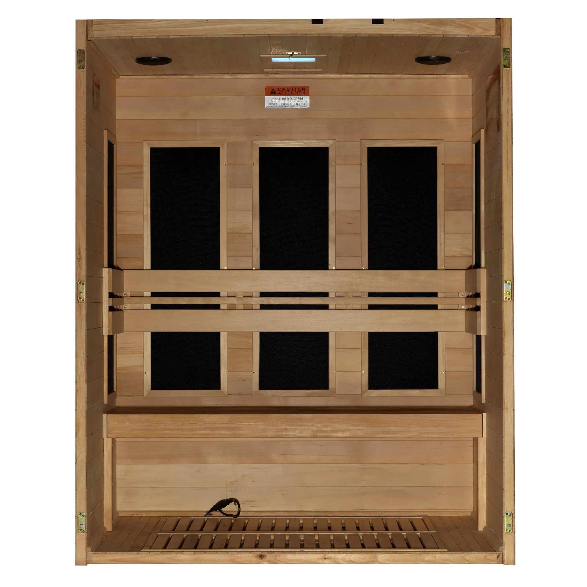 Dynamic Toscana FAR Infrared Sauna - 3 Person Indoor Model