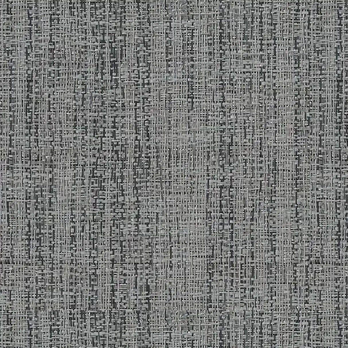 Close-up of ECORE Ebb & Flow Motivate Laminate Roll - 6mm Class 1 Flooring by ECORE Athletic, featuring a textured gray and black woven pattern with a grid-like or crosshatch appearance.