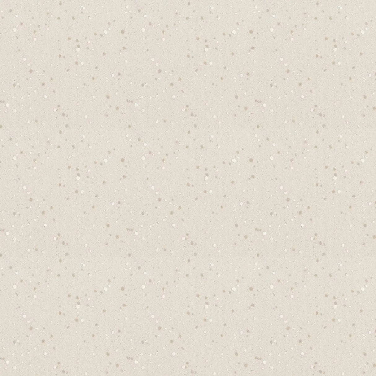 The ECORE Athletic HydroGrip Motivate Laminate Roll - 7mm Class 1 Flooring features a beige background accented with a subtle pattern of small, scattered light brown and white speckles across the surface.
