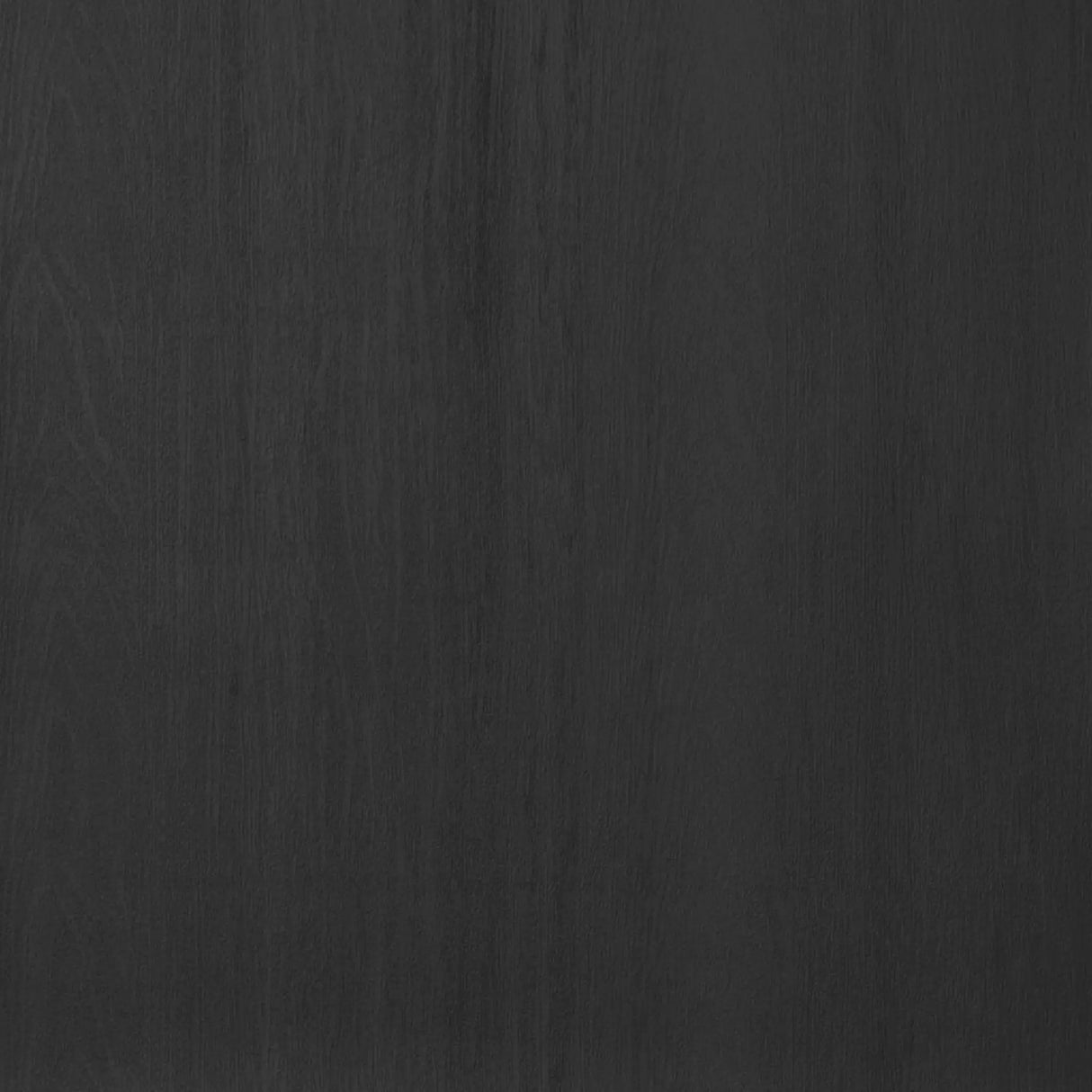 The ECORE Moxie Beast Laminate Roll 10.5mm Flooring by ECORE Athletic features a dark, smooth matte surface with subtle grain patterns in deep charcoal or black, resembling stained wood and free of distinct markings.