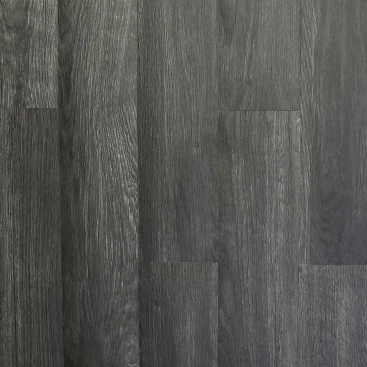 ECORE Heritage Motivate Vinyl Plank - 7mm PVT Performance Flooring by ECORE Athletic features dark gray planks with a subtle textured grain, smooth matte finish, and a modern, clean appearance.