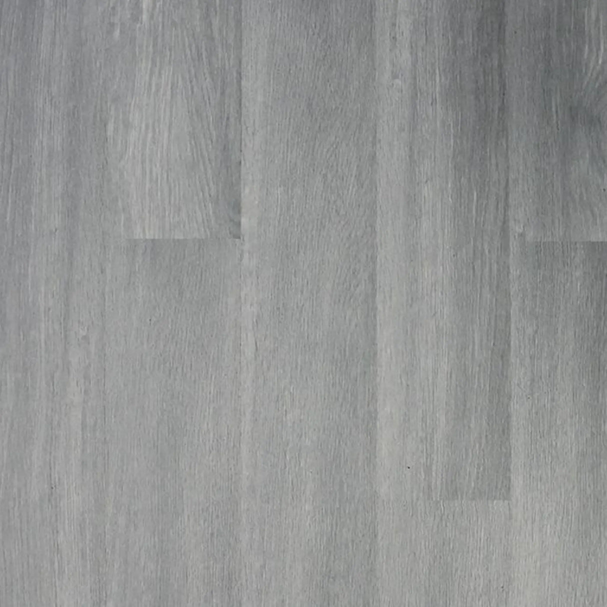 ECORE Heritage Motivate Vinyl Plank - 7mm PVT Performance Flooring by ECORE Athletic features wide, light gray planks with a subtle wood grain and a smooth, matte finish, arranged parallel for a modern look.