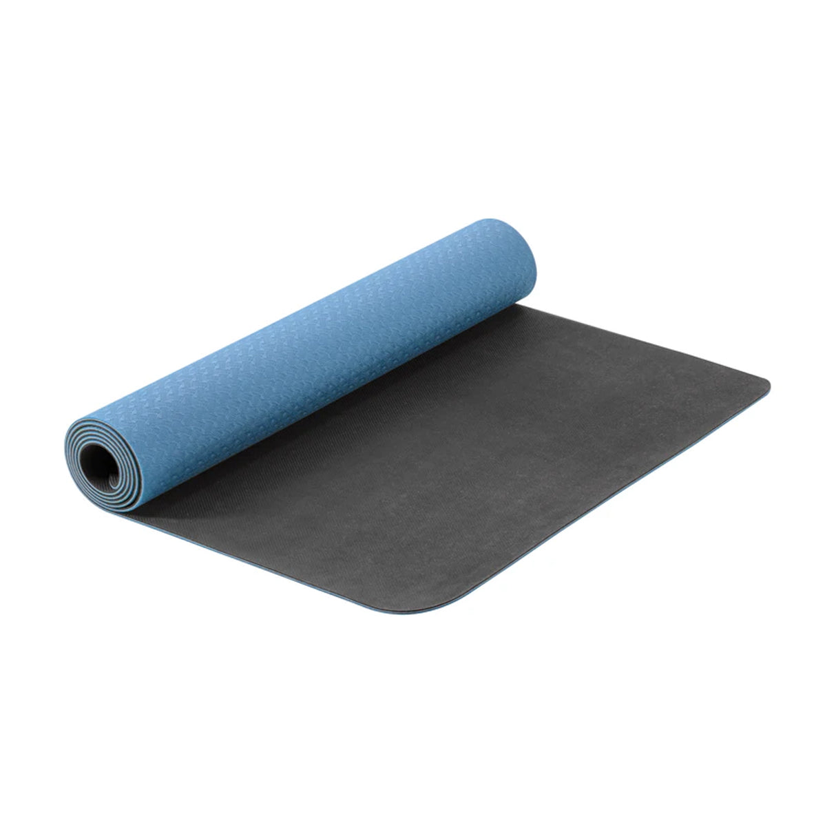 Recycled rubber yoga mat which is environmentally friendly and made from sustainable biodegradable materials