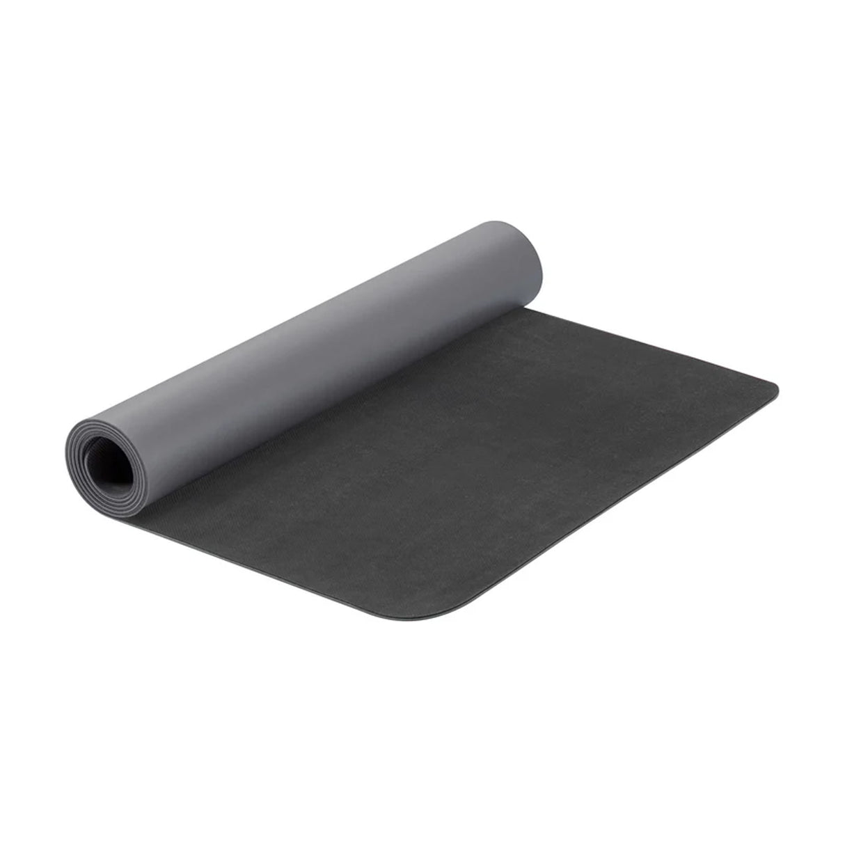 Recycled rubber yoga mat which is environmentally friendly and made from sustainable biodegradable materials