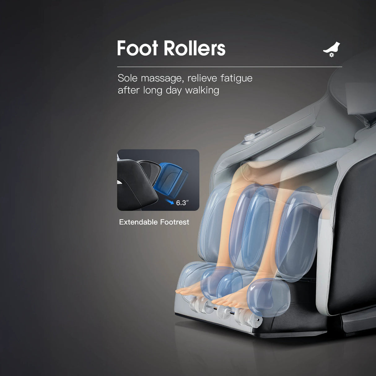 Lifesmart 2D Full Body Massage Chair - 6" Touchscreen Tablet