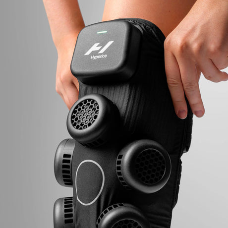 Hot and cold contrast therapy knee wrap by Hyperice
