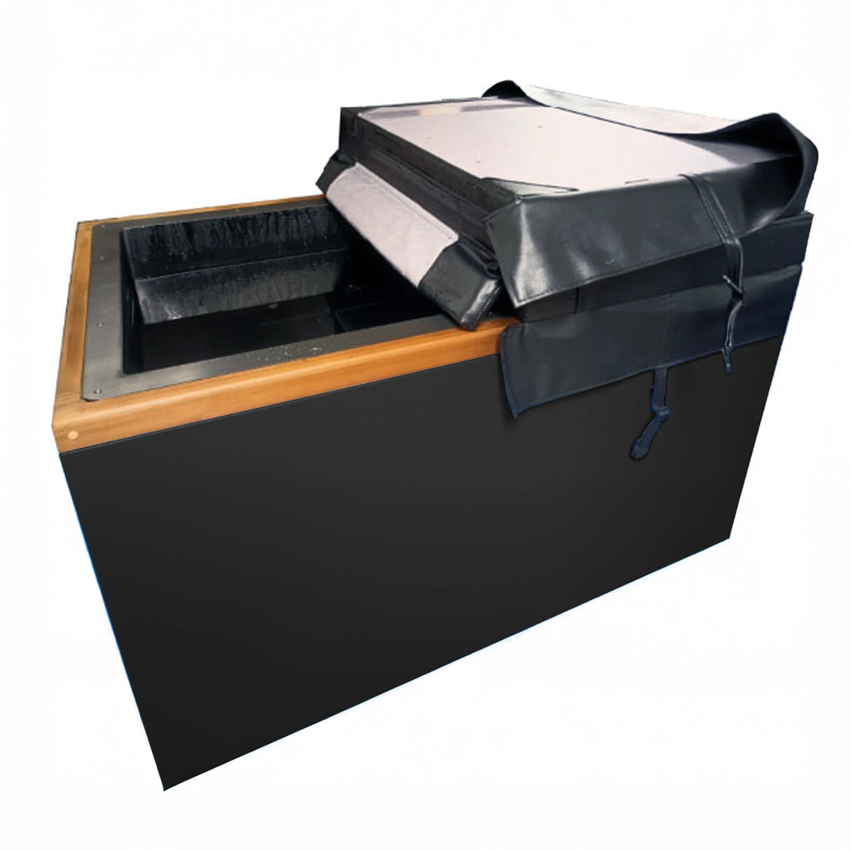 Dynamic Cold Therapy 4" foam cover for cuboid model cold plunge with vinyl casing