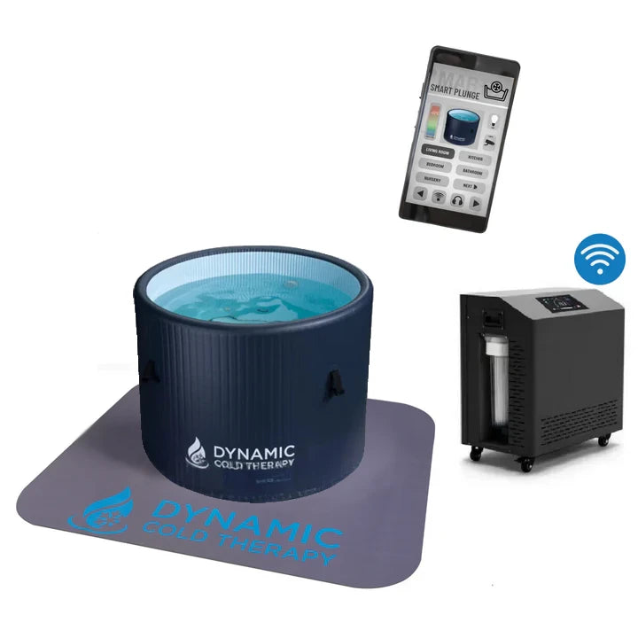 Dynamic Cold Therapy inflatable circular model cold plunge ice bath tub
