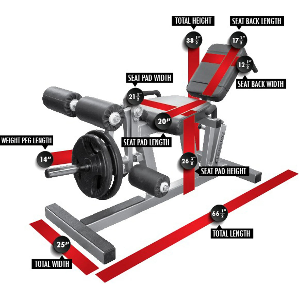 Legend Fitness 3135 Plate-Loaded Leg Extension / Leg Curl