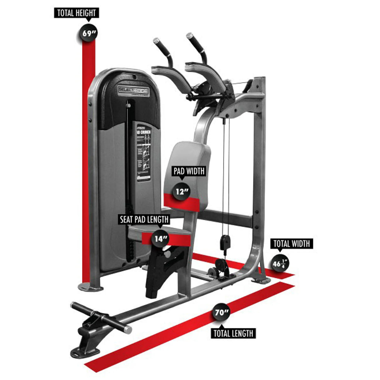 Legend Fitness SelectEDGE 1106 Ab Crunch Machine