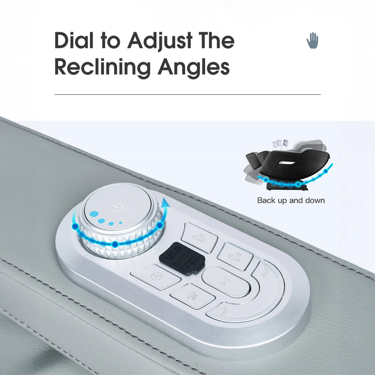 Lifesmart 2D Full Body Massage Chair - 6" Touchscreen Tablet