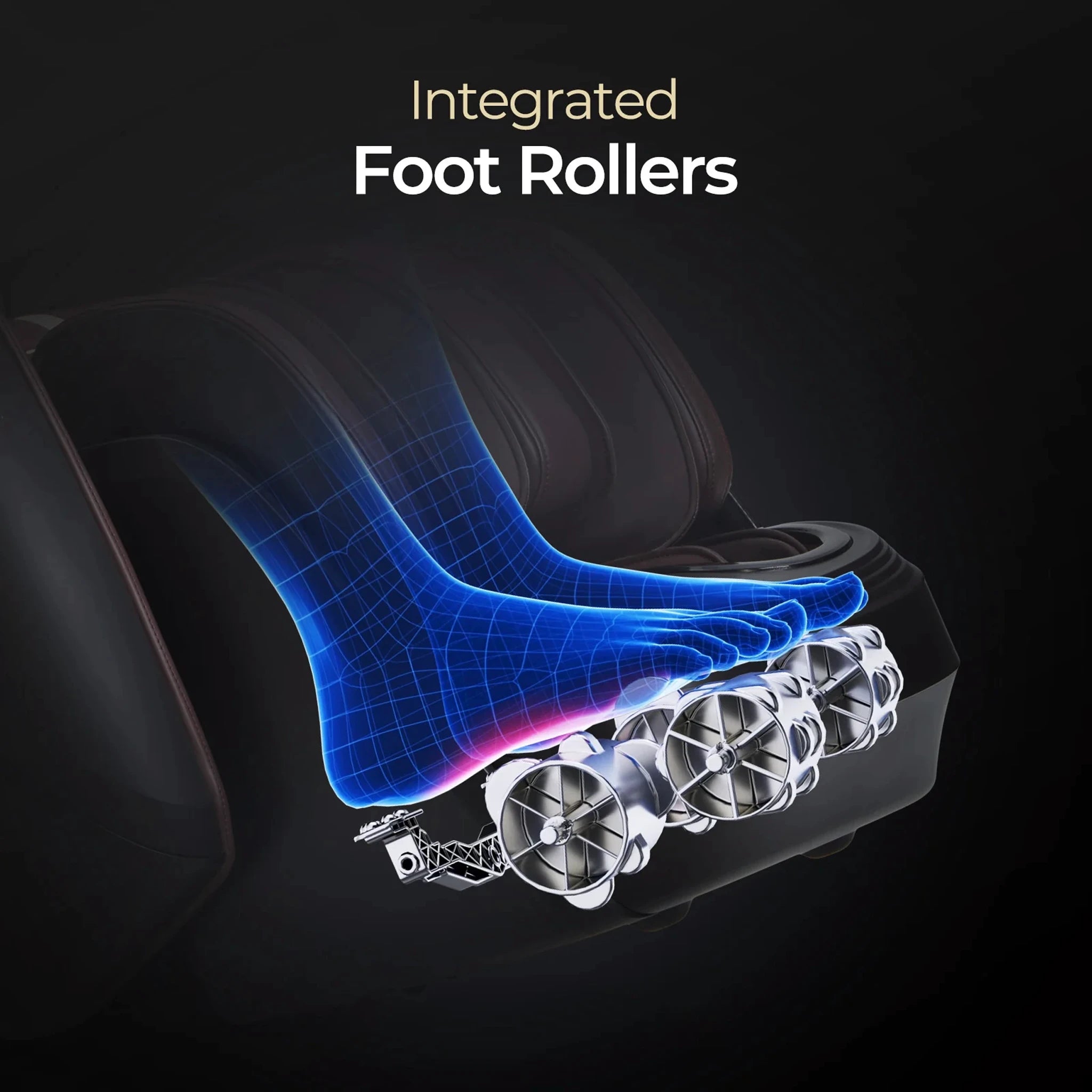 LifeTrend 4D Heated Massage Chair - 10" Touchscreen Tablet