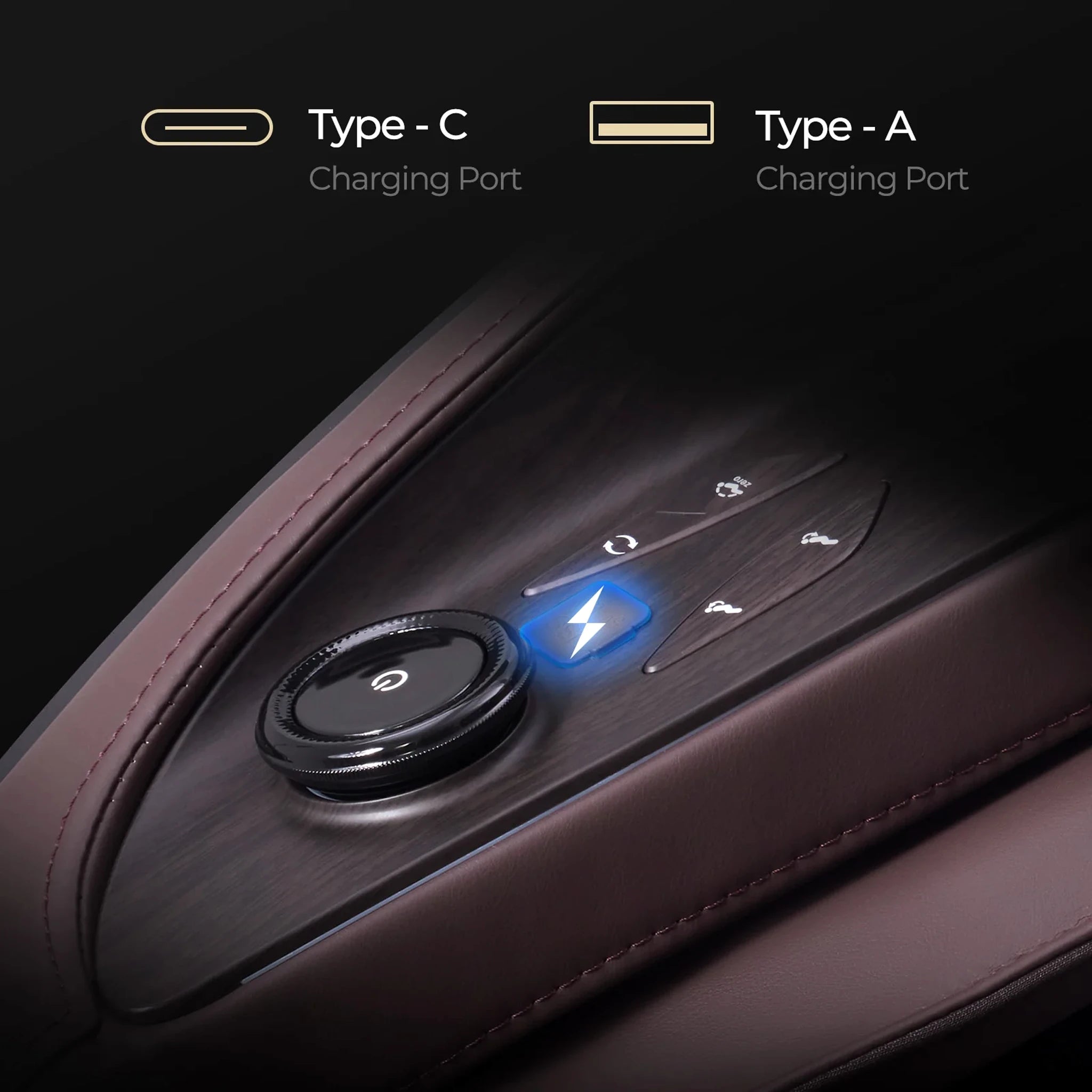 LifeTrend 4D Heated Massage Chair - 10" Touchscreen Tablet