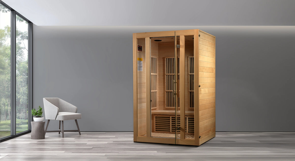 2 person sauna in an apartment