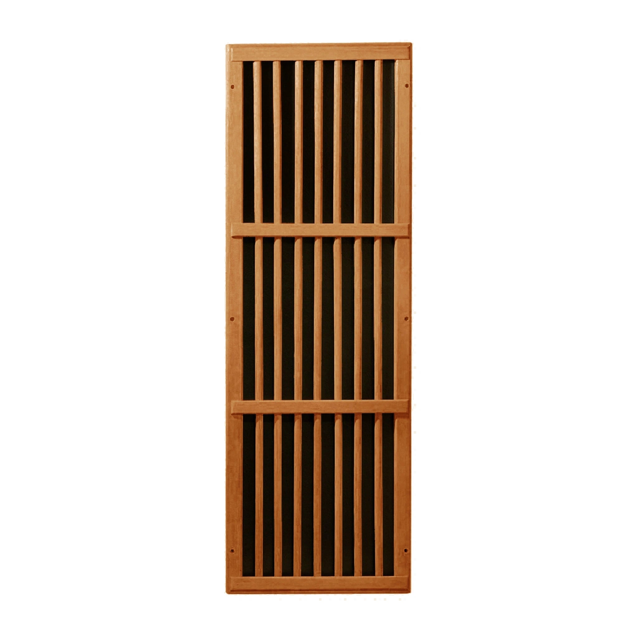 FAR infrared carbon heating panel with a Canadian red cedar frame