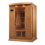 Two person hemlock sauna