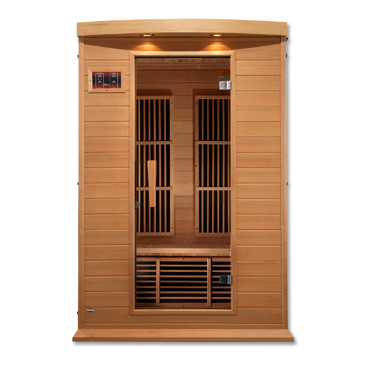 Two person hemlock sauna