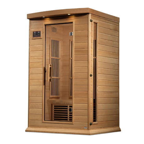 Two person hemlock sauna