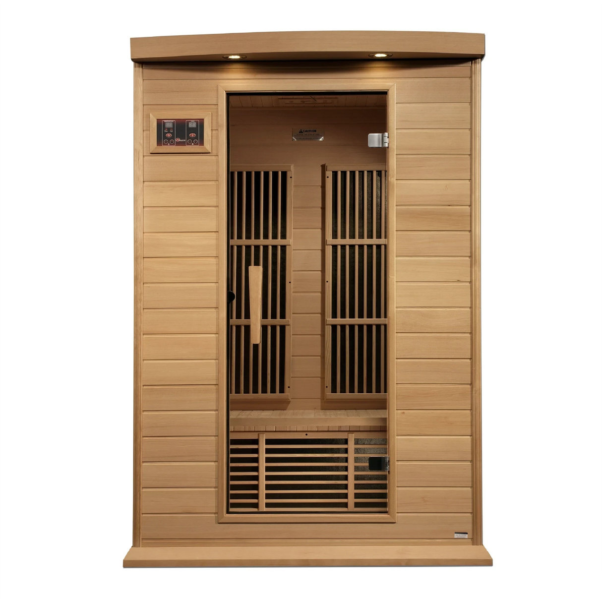 Two person hemlock sauna