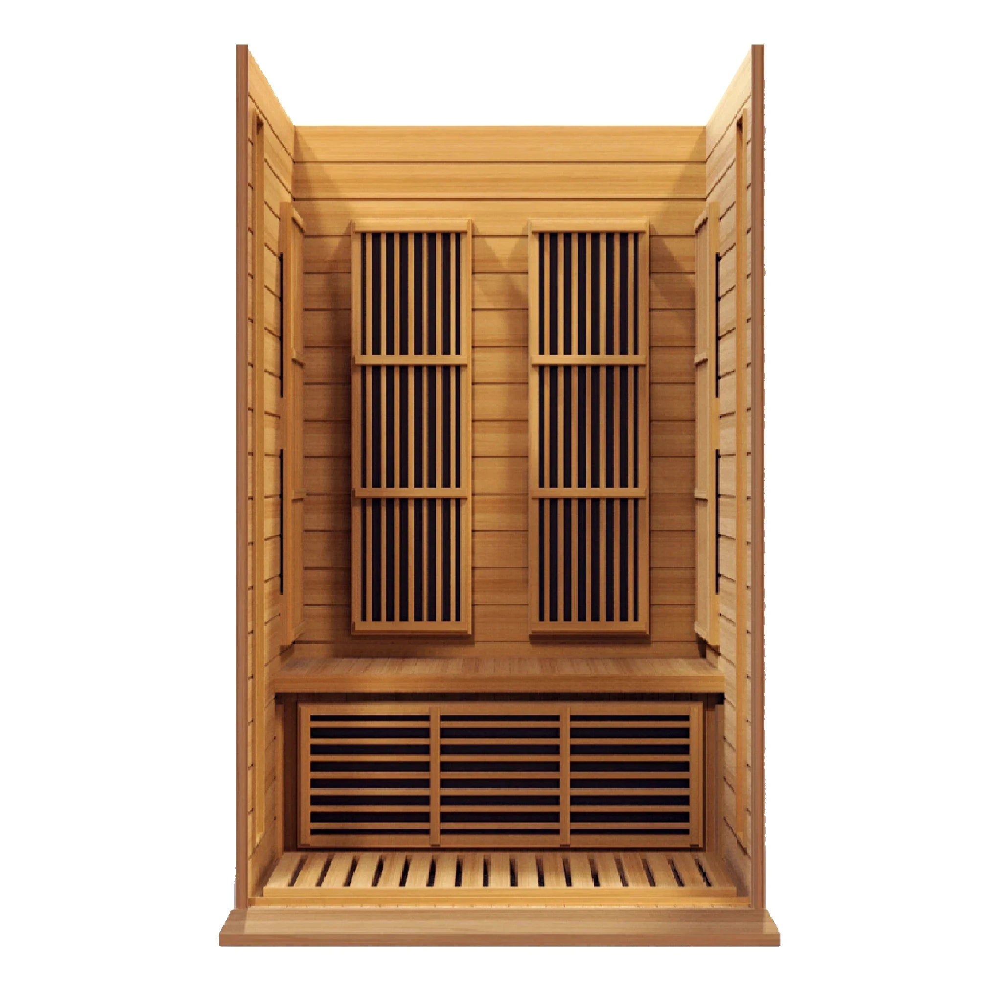 Two person hemlock sauna