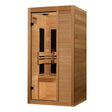 Wooden 1 person infrared sauna
