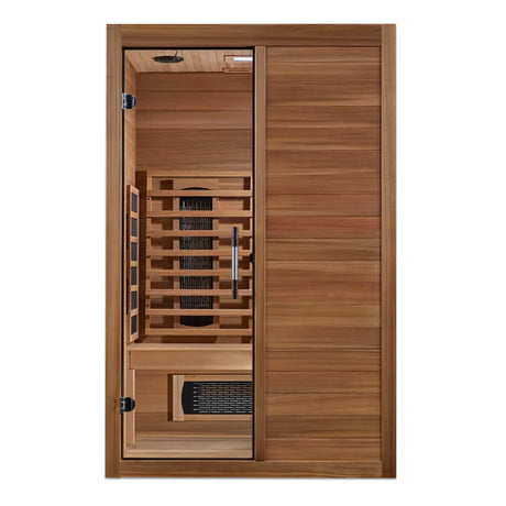 Wooden 2 person infrared sauna