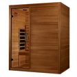 Wooden 3 person infrared sauna