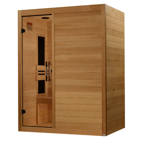Wooden 3 person infrared sauna