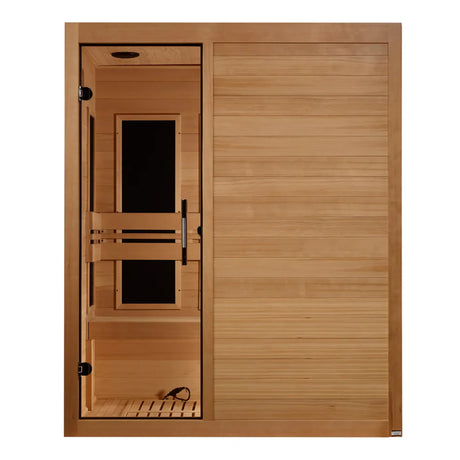 Wooden 3 person infrared sauna