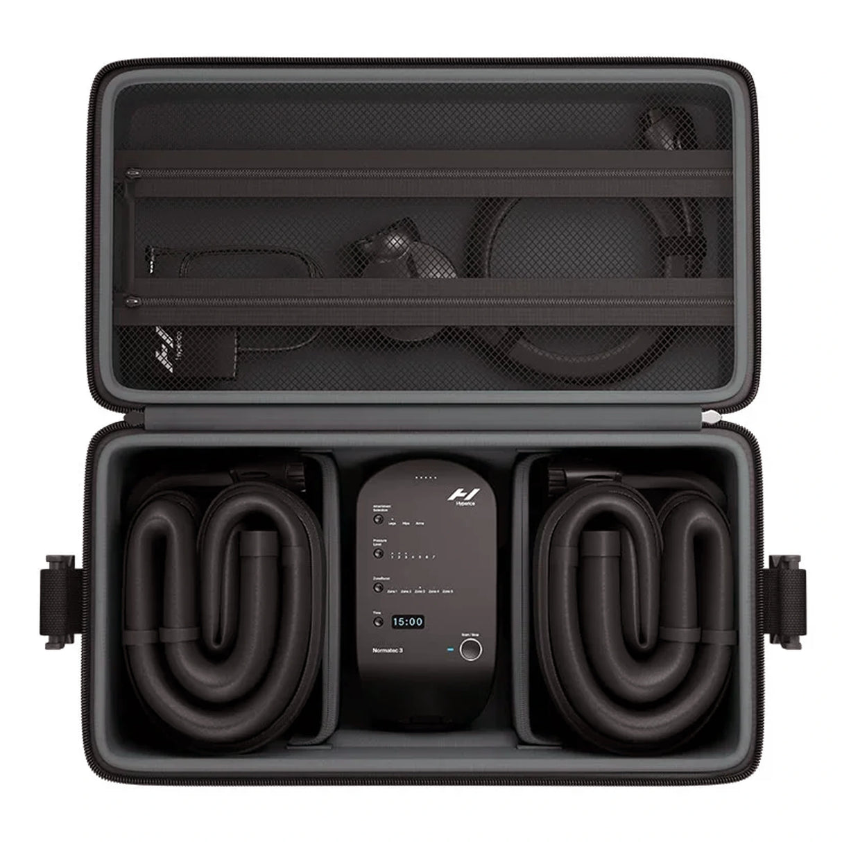 Black premium quality rectangular carry bag with strap