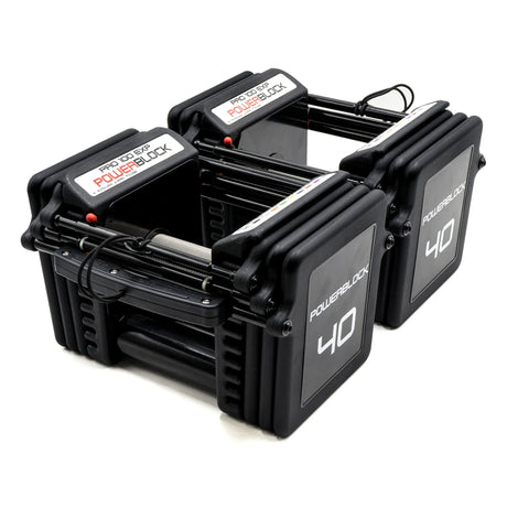 PowerBlock Pro 100 dumbbells