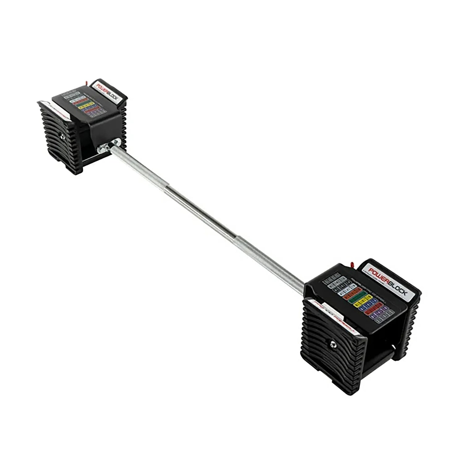 PowerBlock Residential Pro 100 lb. EXP Dumbbell Set Straight Bar - Residential Grade Free Weight Accessory Barbell