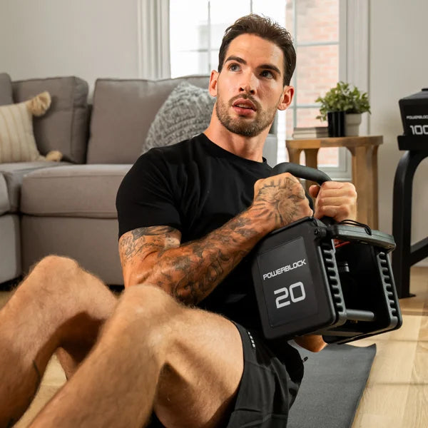 PowerBlock Residential and Commercial 100 lb. Dumbbell Set Kettlebell Handle Attachment - Residential and Commercial Grade Free Weight Accessory Kettlebell Handle