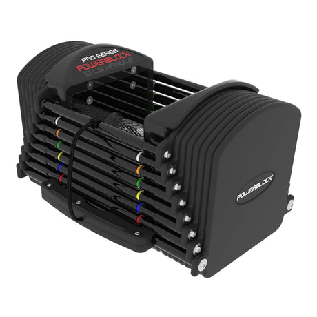 A PowerBlock Commercial Pro 50 Dumbbell